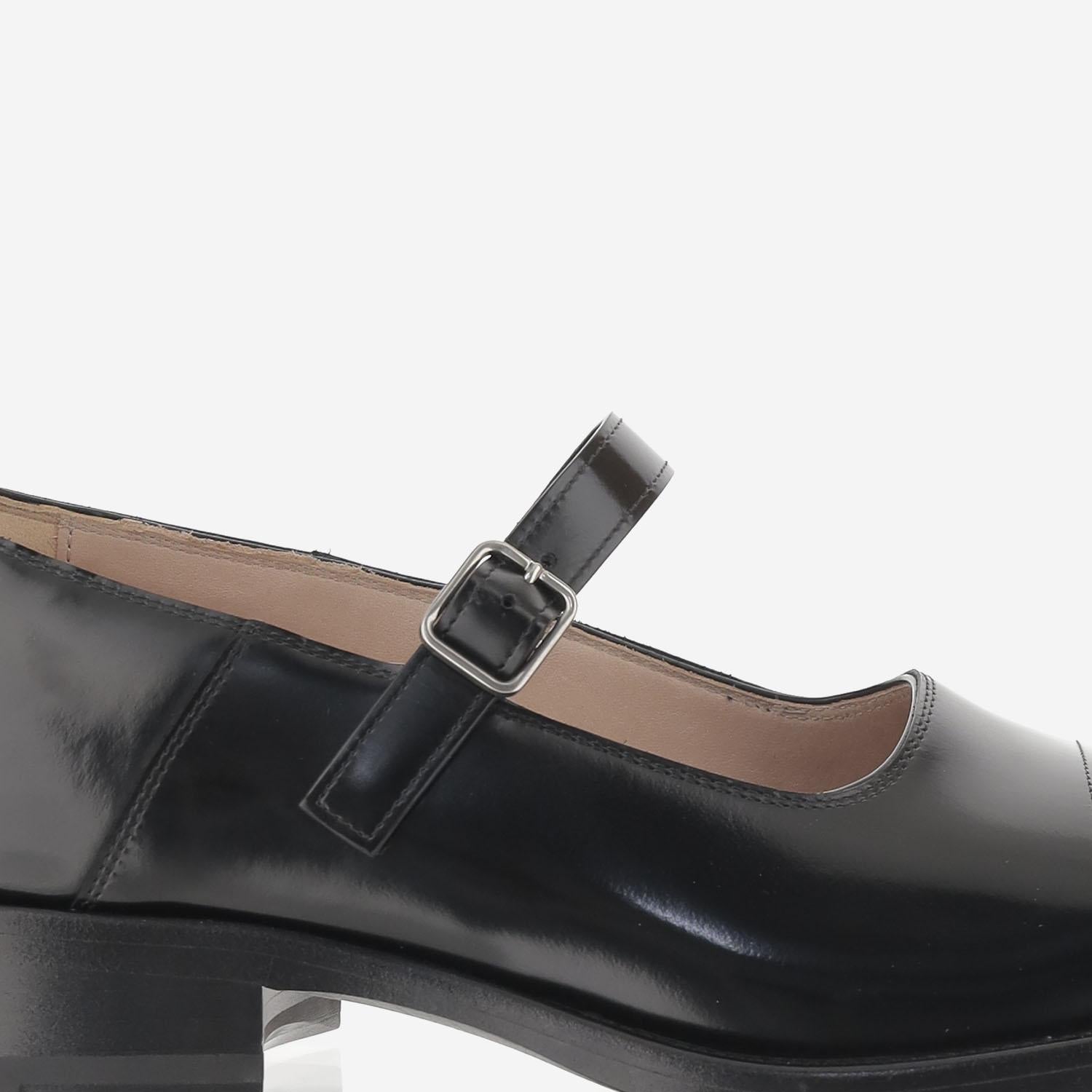 SCARPE MARY JANE KAY IN PELLE F1756L802 BLK THE ROW 