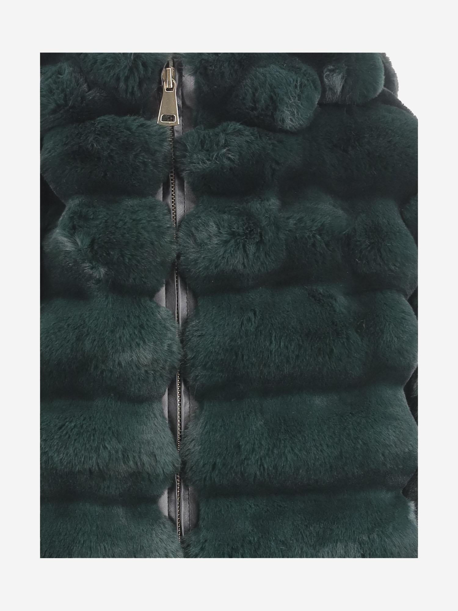 CAPPOTTO IN PELLICCIA SINTETICA EF206 FCN015 UNCOMMON 