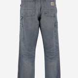 JEANS IN DENIM DI COTONE CON LOGO I032024 014Q CARHARTT WIP 