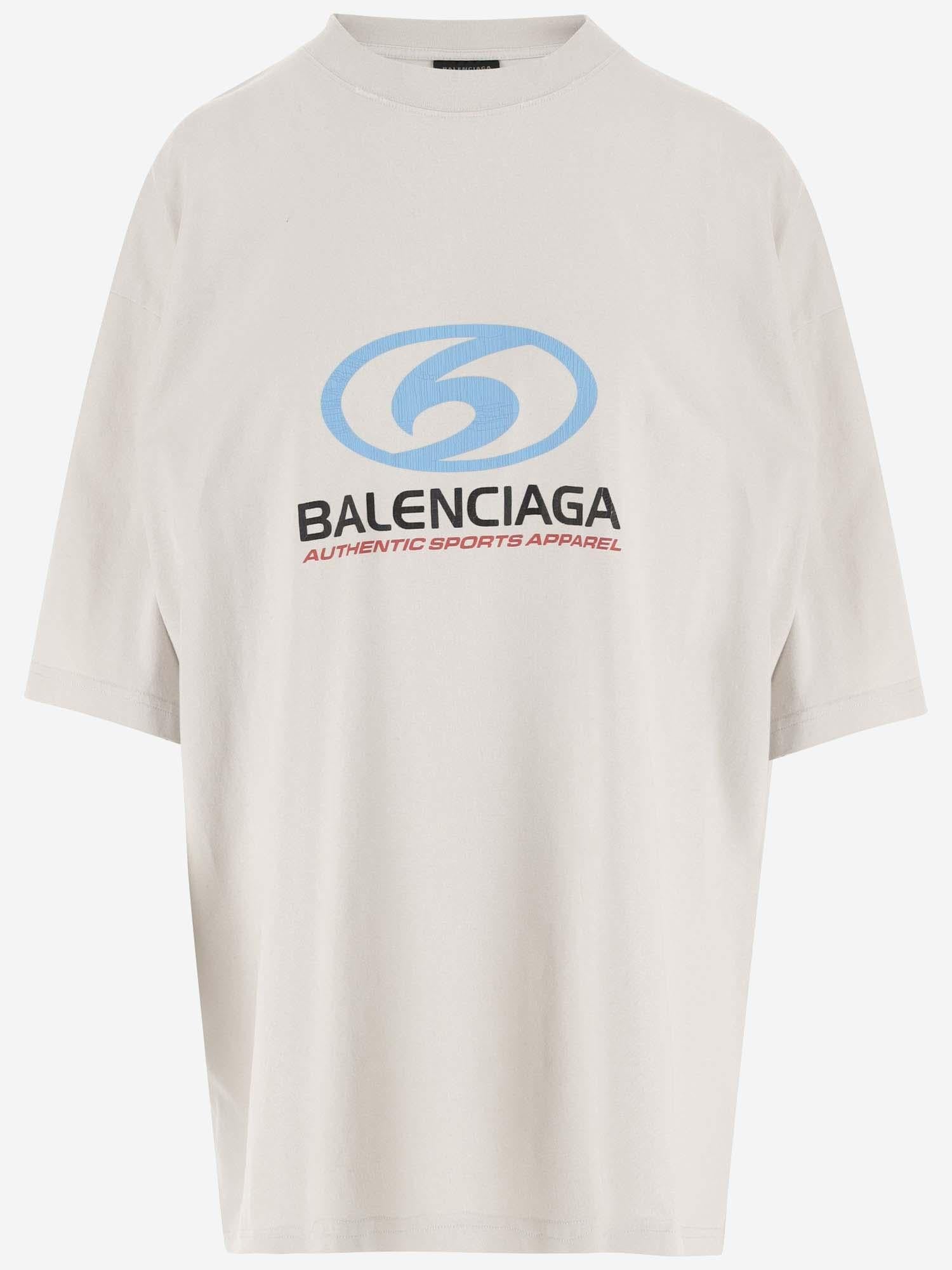 T-SHIRT IN COTONE CON LOGO 764235 TPVU69265 BALENCIAGA 