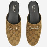 SABOT CON MORSETTO IN PELLE SCAMOSCIATA 849565 AAFQV2118 GUCCI 