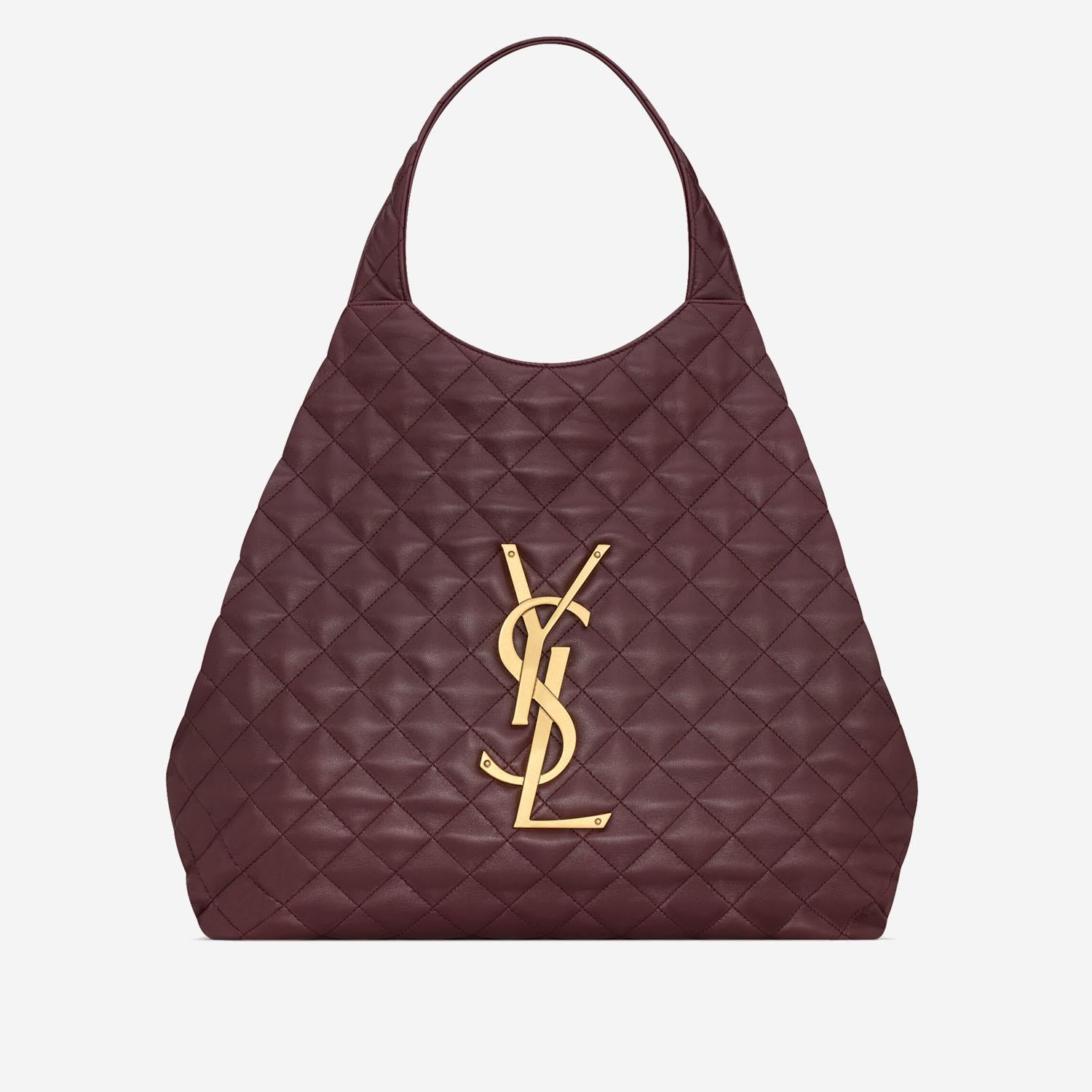 BORSA ICARE IN NAPPA TRAPUNTATA 698651 AAANG6195 SAINT LAURENT 