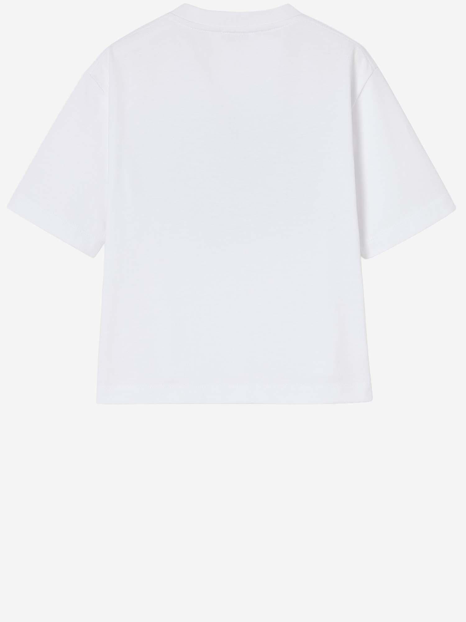 T-SHIRT IN COTONE CON STAMPA 855551 XJHO79056 GUCCI KIDS 