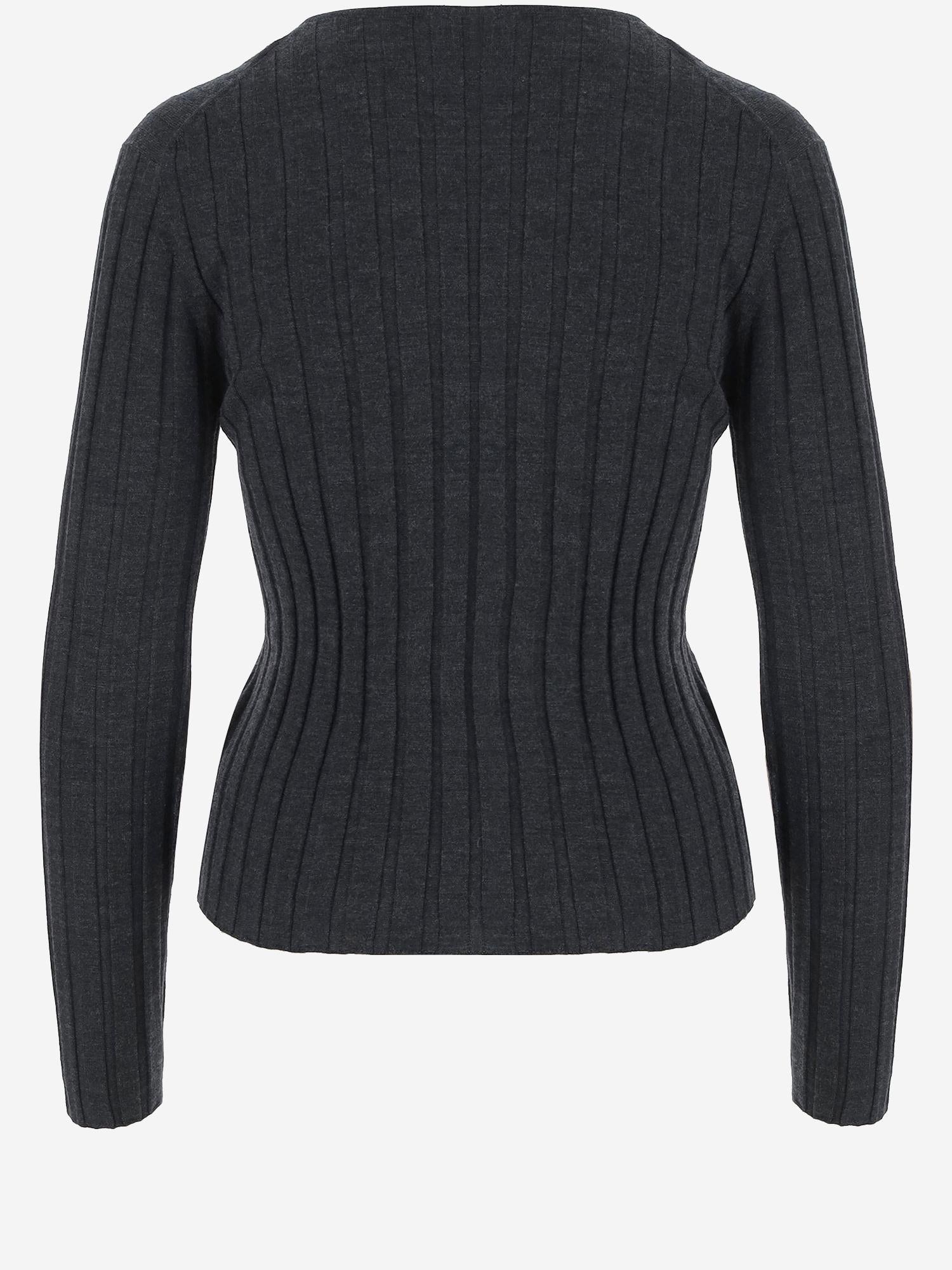 MAGLIONE IN LANA CON MOTIVO A RIGHE 25564024 484 ALLUDE 