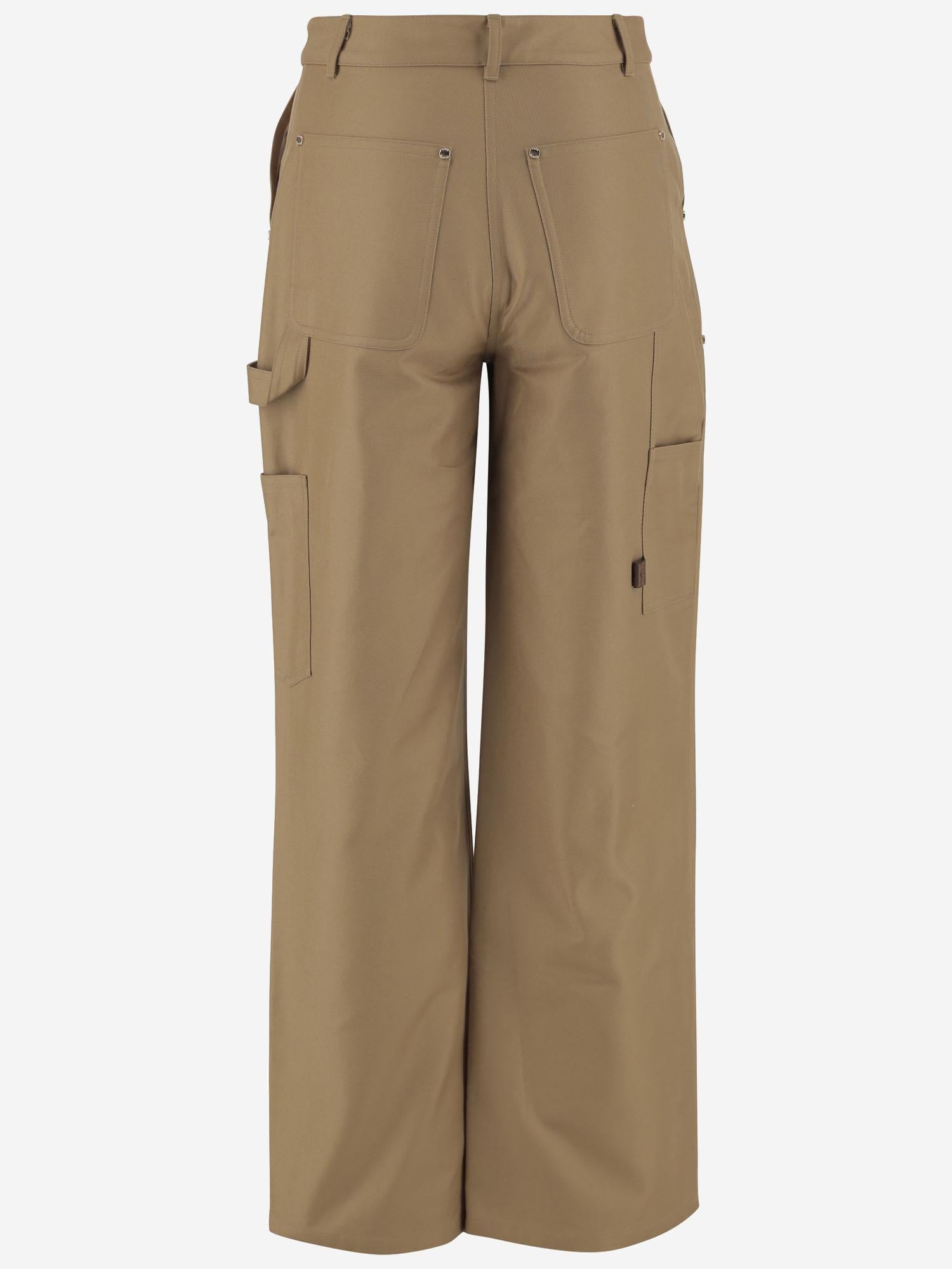 PANTALONI CARGO IN COTONE WS25TR303 01 CASABLANCA 