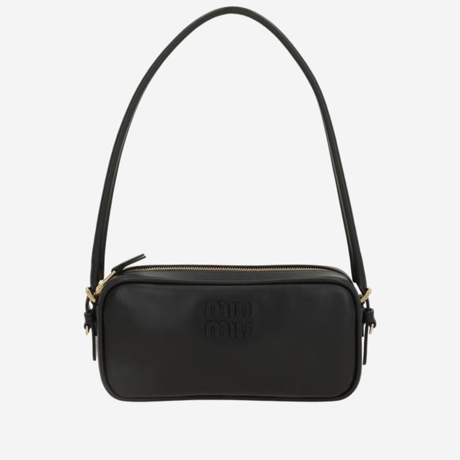 POCHETTE IN PELLE CON LOGO 5NE024 AF8WF0002 MIU MIU 