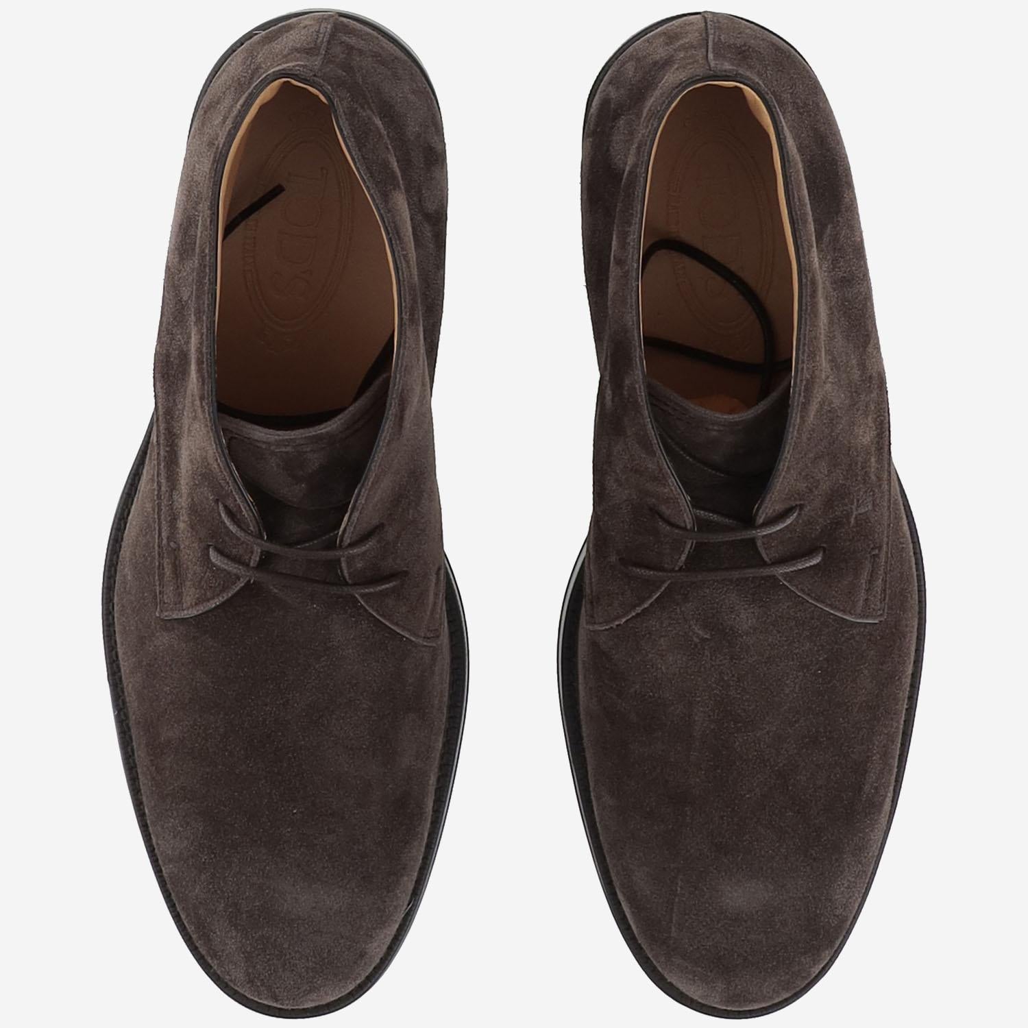 STIVALETTI IN PELLE SCAMOSCIATA XXM75L00D80RE0 S800 TODS 