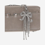 Baguette in pelle scamosciata PF25315AGR GREY SELF PORTRAIT 