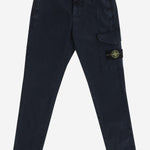PANTALONI IN COTONE STRETCH CON LOGO 3100004 S0198V0120 STONE ISLAND KIDS 
