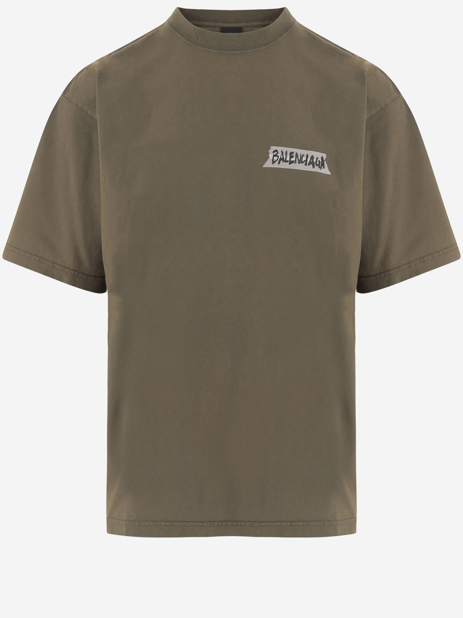 T-SHIRT OVERSIZE IN COTONE 764235 TTVL62840 BALENCIAGA 