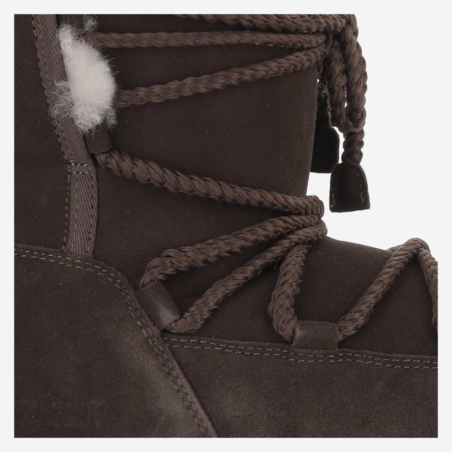 STIVALE EVX IN PELLE SCAMOSCIATA E SHEARLING 1470050 M010 MOON BOOT 