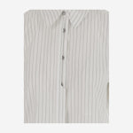 CAMICIA IN COTONE CON MOTIVO A RIGHE 104779 A2FHZPZ PINKO 