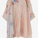 CAMICIA IN SETA E COTONE CON MOTIVO FLOREALE DLWPDKPT01 MULTI PERO 