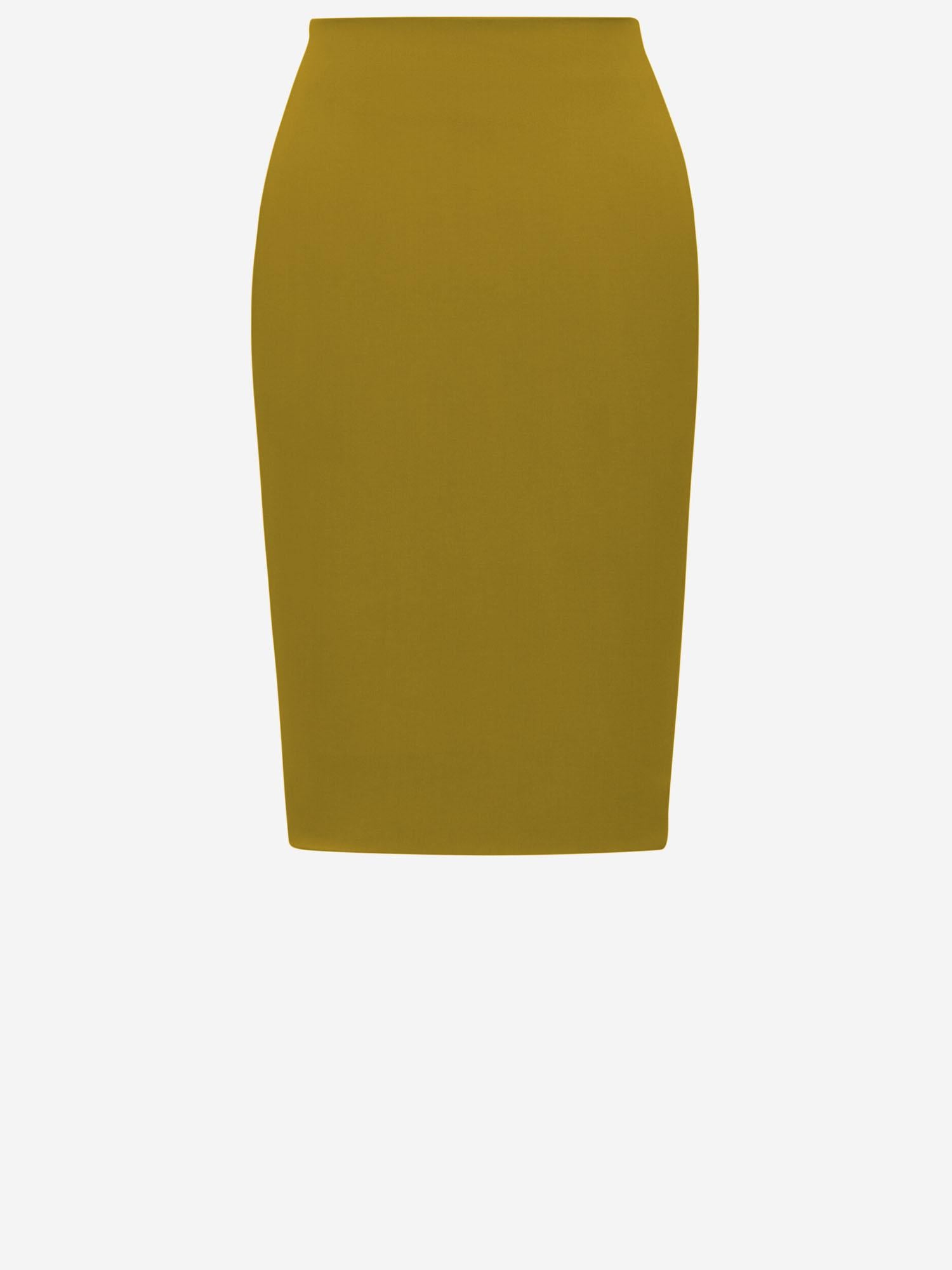 GONNA A MATITA IN SATIN 852654 Y5J193657 SAINT LAURENT 