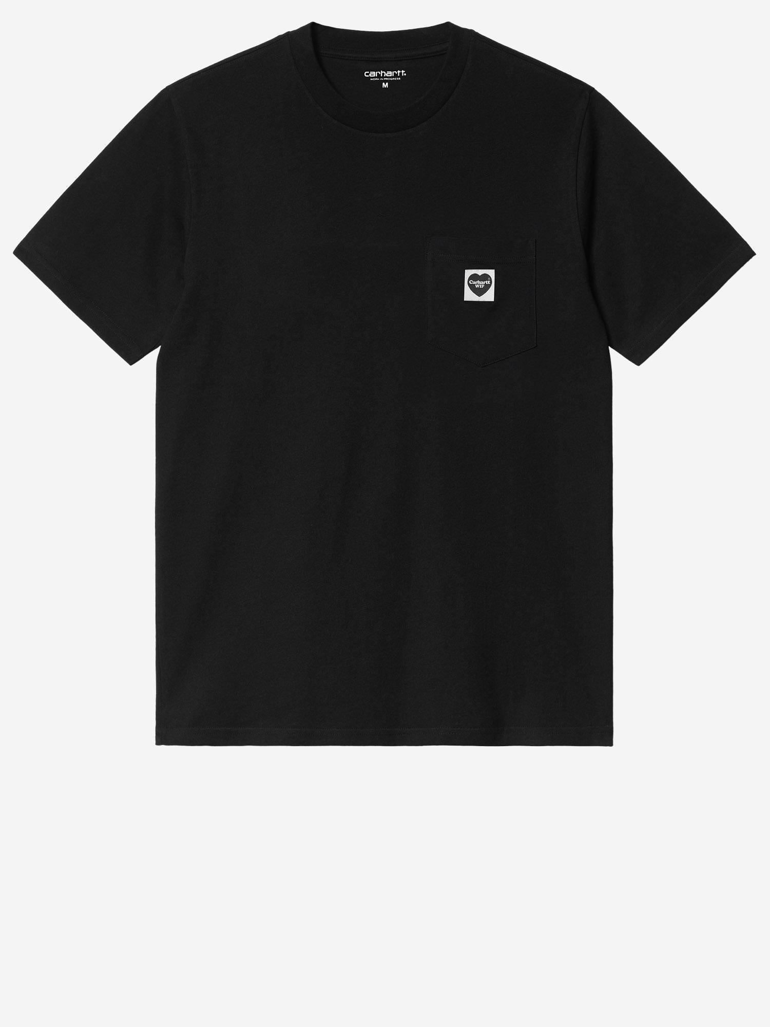 T-SHIRT IN COTONE CON LOGO I032128 00EXX CARHARTT WIP 