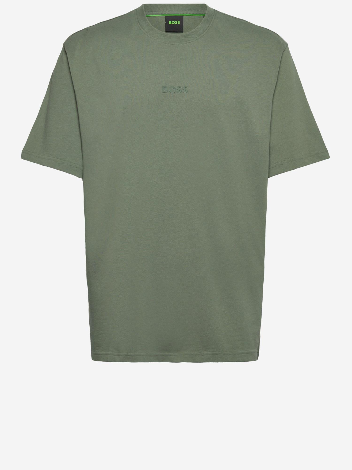 T-SHIRT IN COTONE CON LOGO 50519368 357 HUGO BOSS 