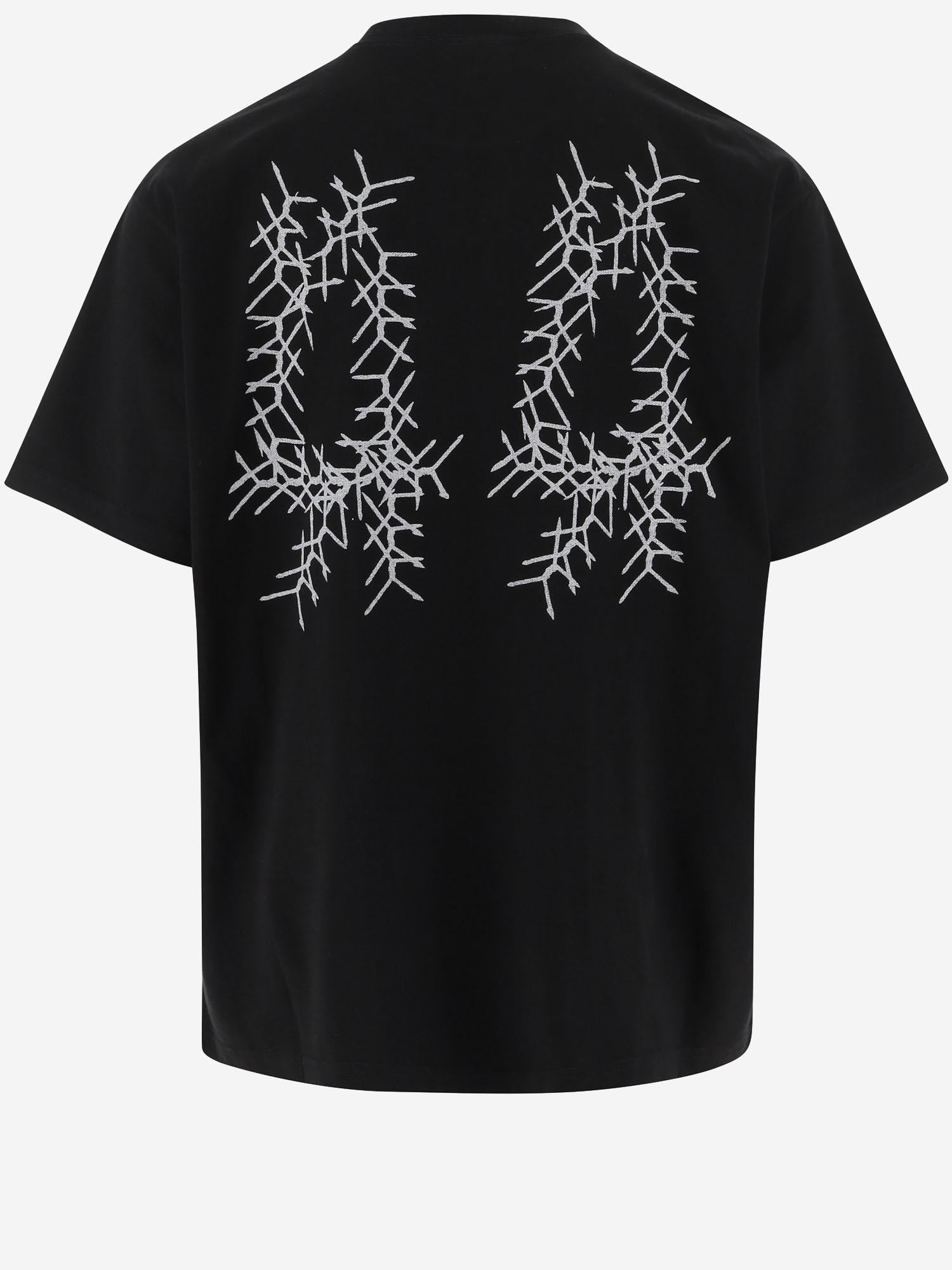 T-SHIRT IN COTONE CON STAMPA B0030556 FA582P684 44 LABEL GROUP 