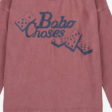 T-SHIRT IN COTONE CON STAMPA B225AC014  BOBO CHOSES KIDS 