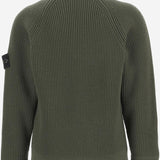 MAGLIONE CON ZIP IN LANA VERGINE 5100012 S0C02V0054 STONE ISLAND KIDS 