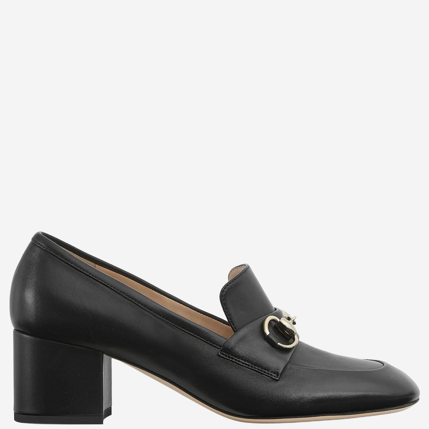 Décolleté mocassino con morsetto 832443 BKO001000 GUCCI 