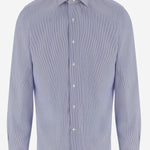 CAMICIA IN COTONE CON MOTIVO A RIGHE BP12G7T W015607 GHERARDI 