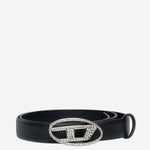 CINTURA B1DRCRYSTAL IN PELLE J02524 KXBLRK900 DIESEL KIDS 