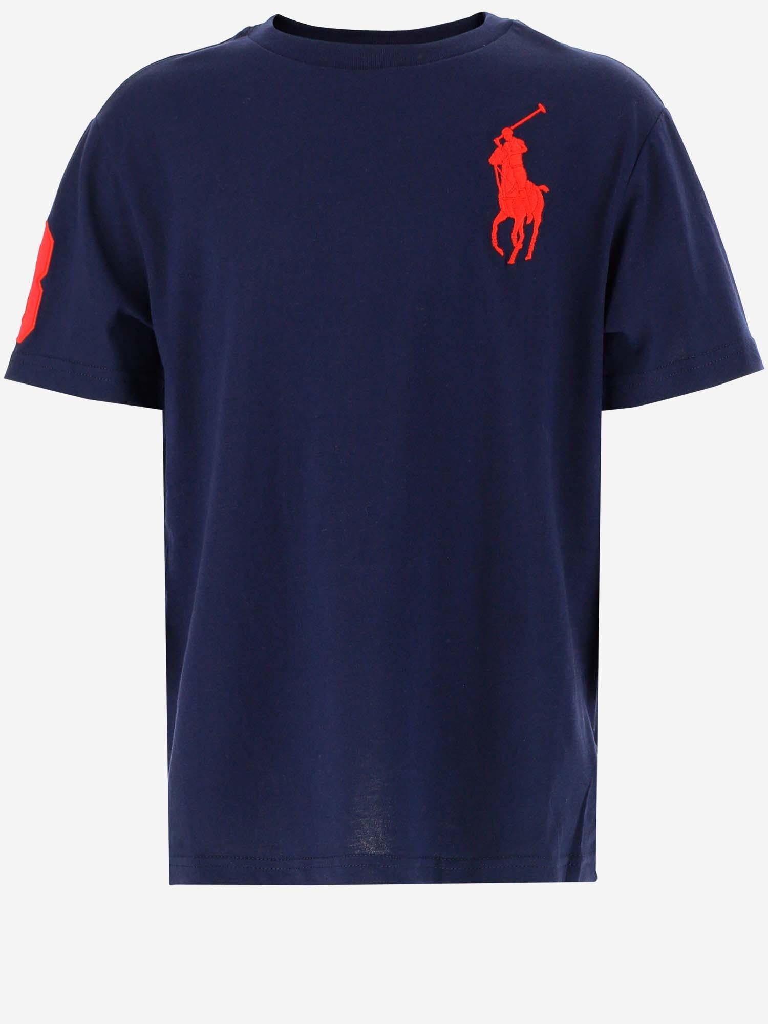 T-SHIRT BIG PONY IN COTONE CON LOGO 322832907 039 POLO RALPH LAUREN KIDS 