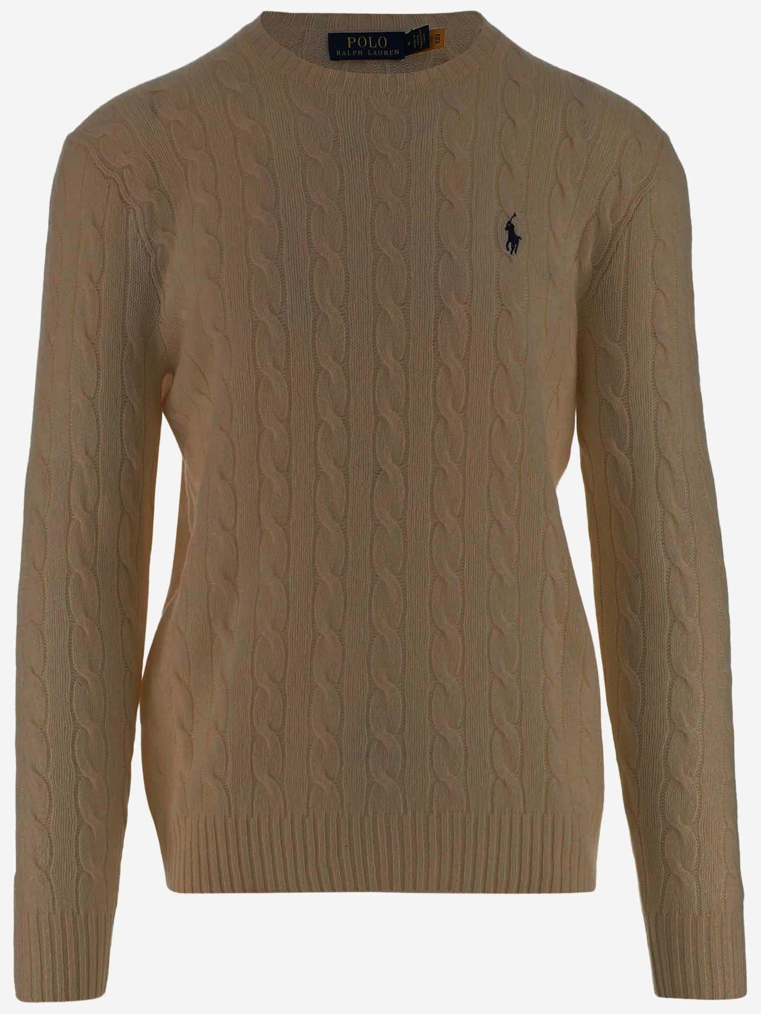 MAGLIA A TRECCE IN LANA 710876762 009 POLO RALPH LAUREN 
