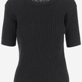 TOP IN VISCOSA E COTONE CON DECORAZIONI 011208 1714900 DRIES VAN NOTEN 