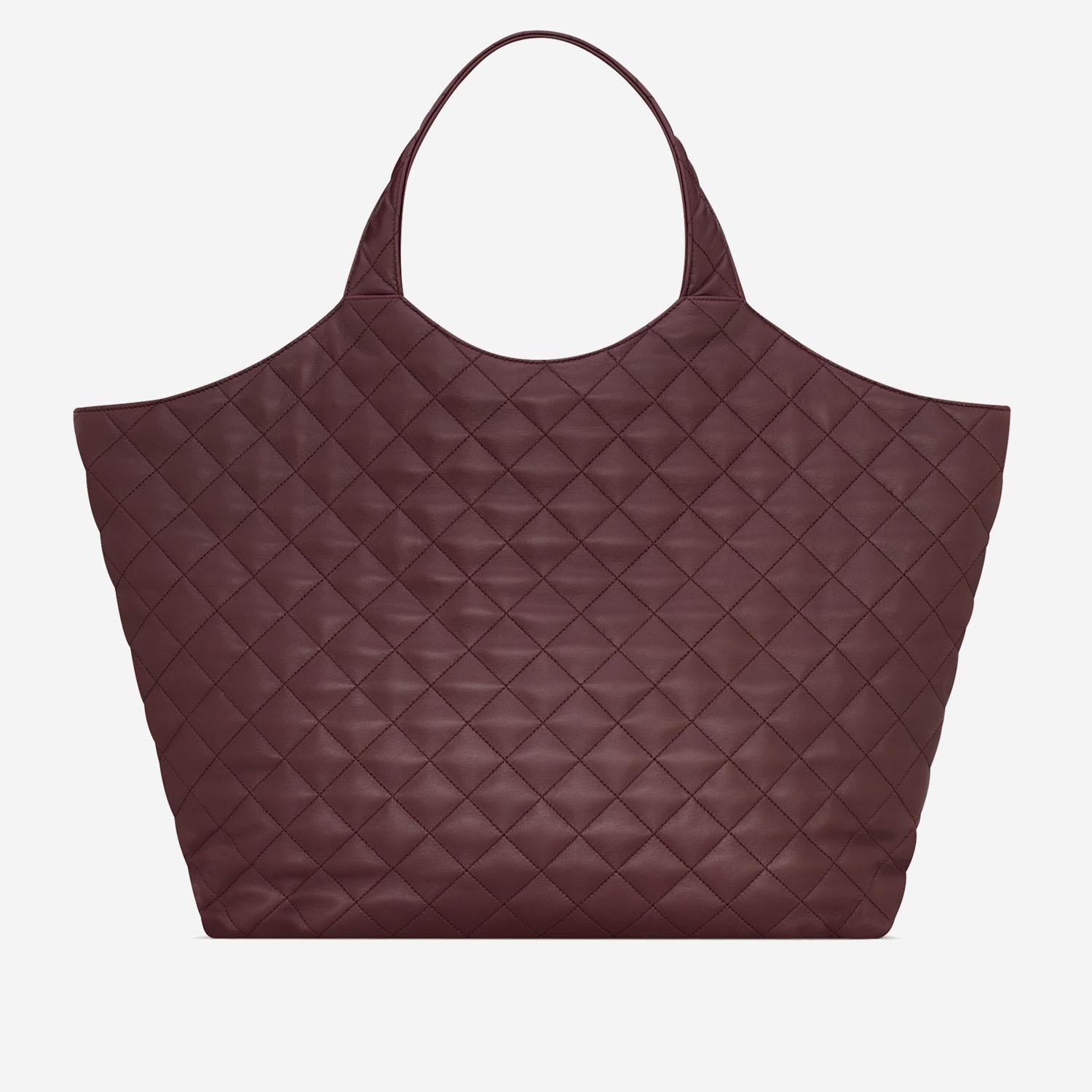 BORSA ICARE IN NAPPA TRAPUNTATA 698651 AAANG6195 SAINT LAURENT 