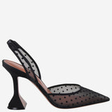 Holli slingback in tessuto HOLLILACESLING BLACK AMINA MUADDI 