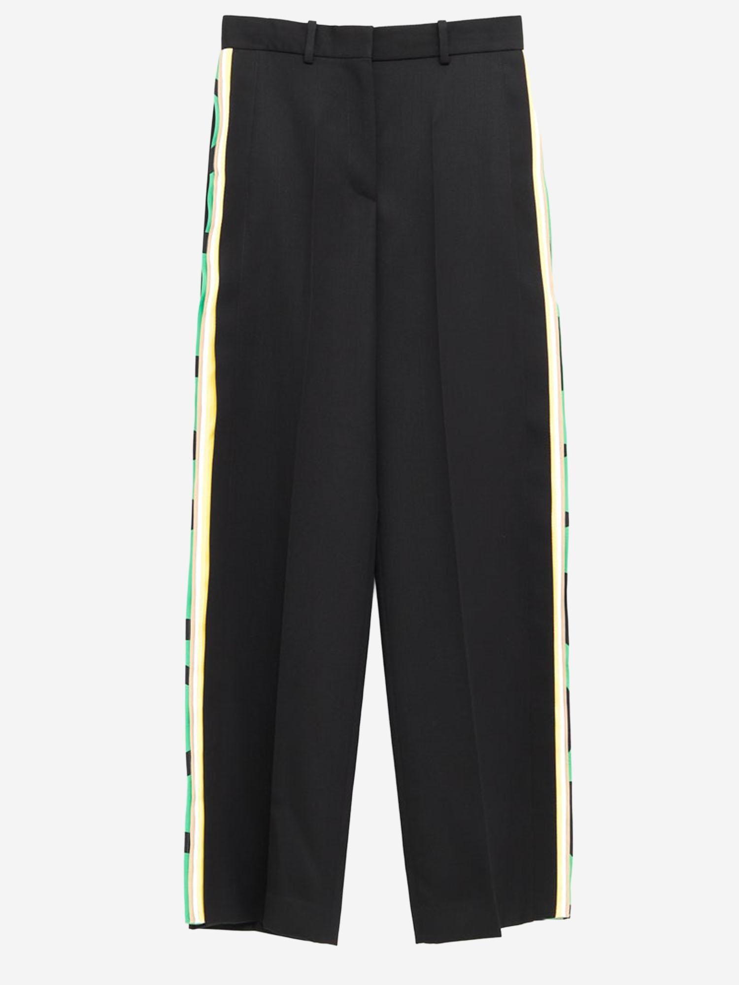 PANTALONI IN LANA CON BANDA LATERALE S540Y04XNW 1100 LOEWE 