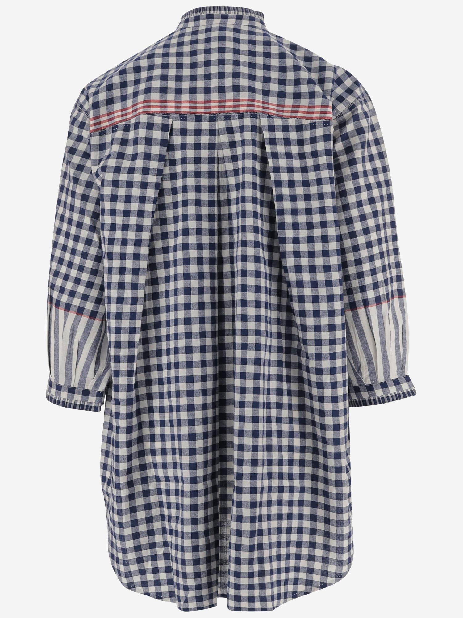 CAMICIA A QUADRI IN COTONE DLWPLSPB01 MULTI PERO 