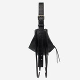 Borsa amaca con frange in pelle martellata AMACASOUFFLE 002SL RADICA STUDIO 