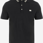 POLO IN PIQUET DI COTONE CON PATCH VLOGO 6V3MH01KAQK 0NO VALENTINO 