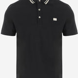 POLO IN PIQUET DI COTONE CON PATCH VLOGO 6V3MH01KAQK 0NO VALENTINO 