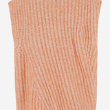 Maglione smanicato in misto lana a coste W25663 0530 SASUPHI 