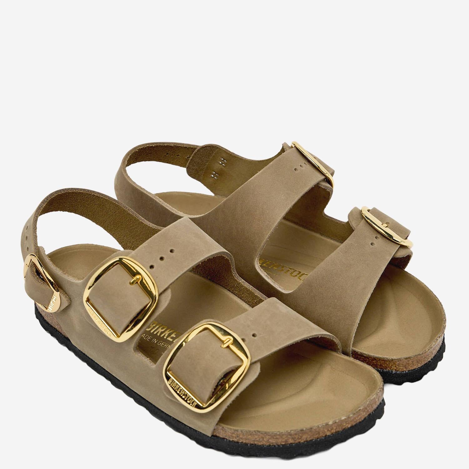 SANDALI MILANO BIG BUCKLE 1031782 TABACCOBROWN BIRKENSTOCK 