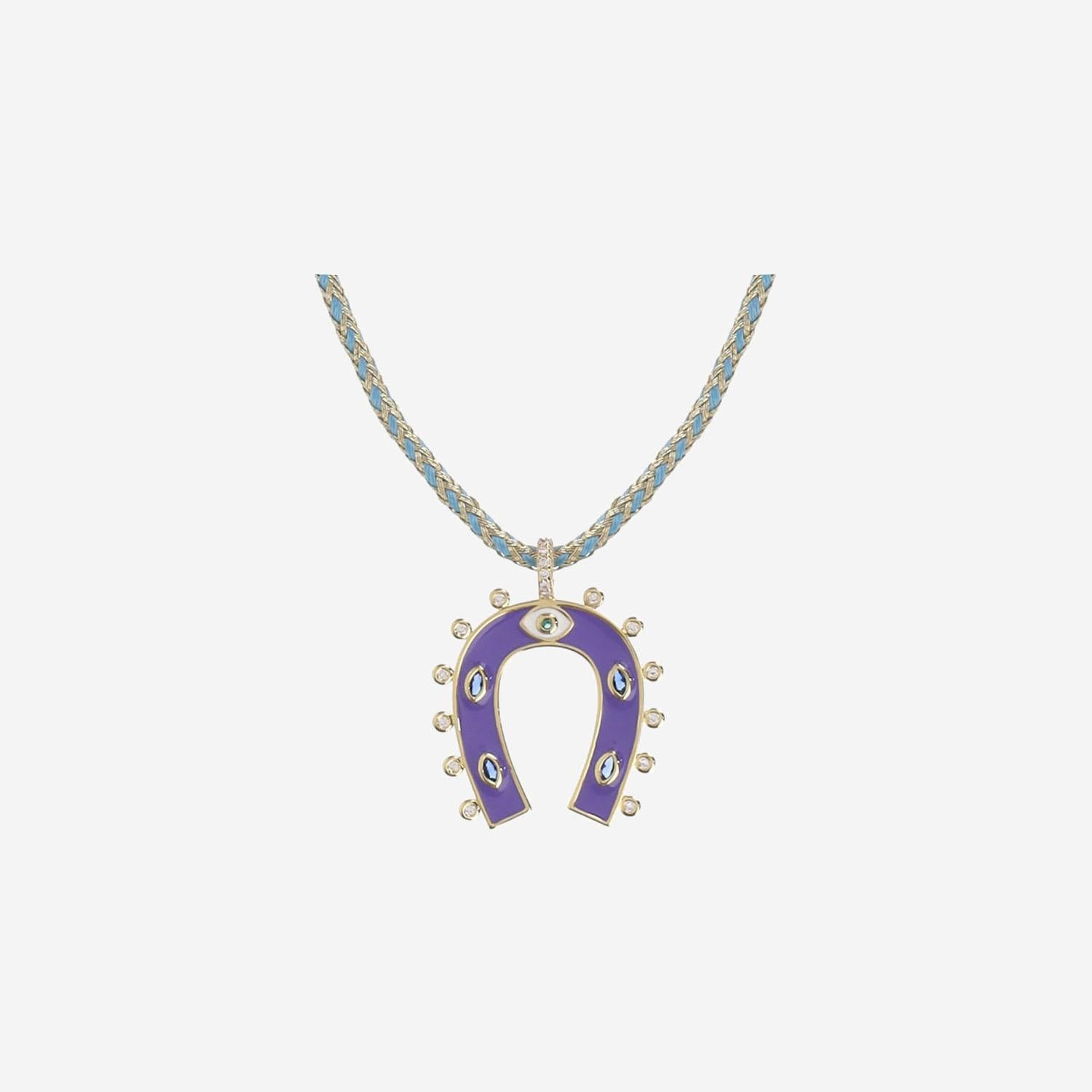 COLLANA MINI FERRO DI CAVALLO CO376 ORO MYA BAY 