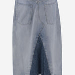 GONNA IN DENIM DI COTONE 211971231 001 POLO RALPH LAUREN 