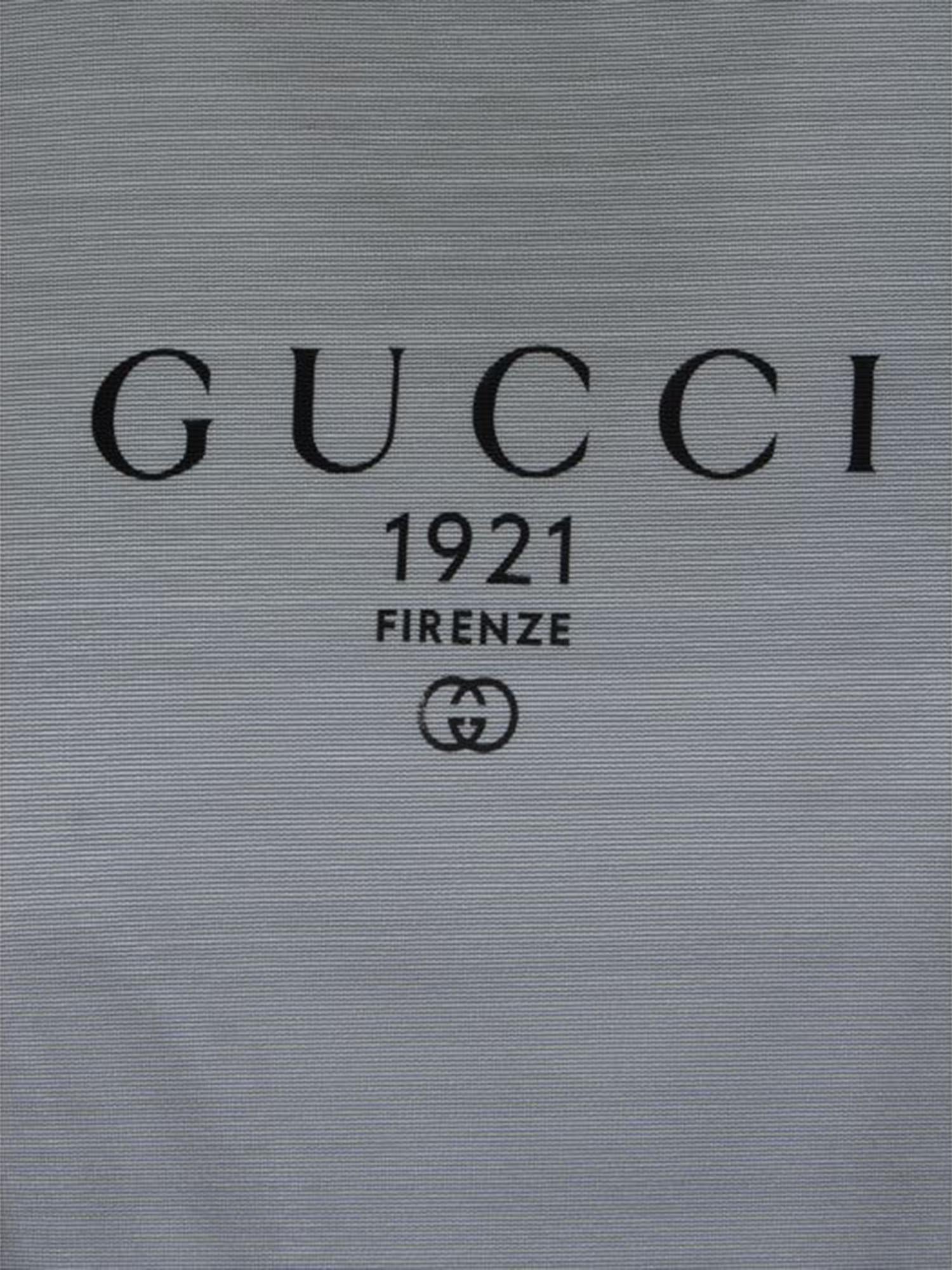 T-shirt in jersey a doppio strato con stampa logo 856822 XJHQ59097 GUCCI 