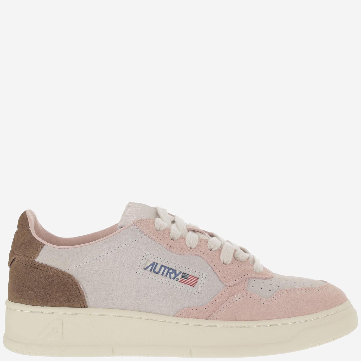 SNEAKERS LOW MEDALIST AULWTS04 TRICSUEDEPWDEBONY AUTRY 