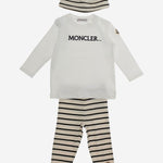 SET DI TRE PEZZI IN COTONE 8P0000189BA2 F70 MONCLER ENFANTS 