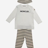 SET DI TRE PEZZI IN COTONE 8P0000189BA2 F70 MONCLER ENFANTS 