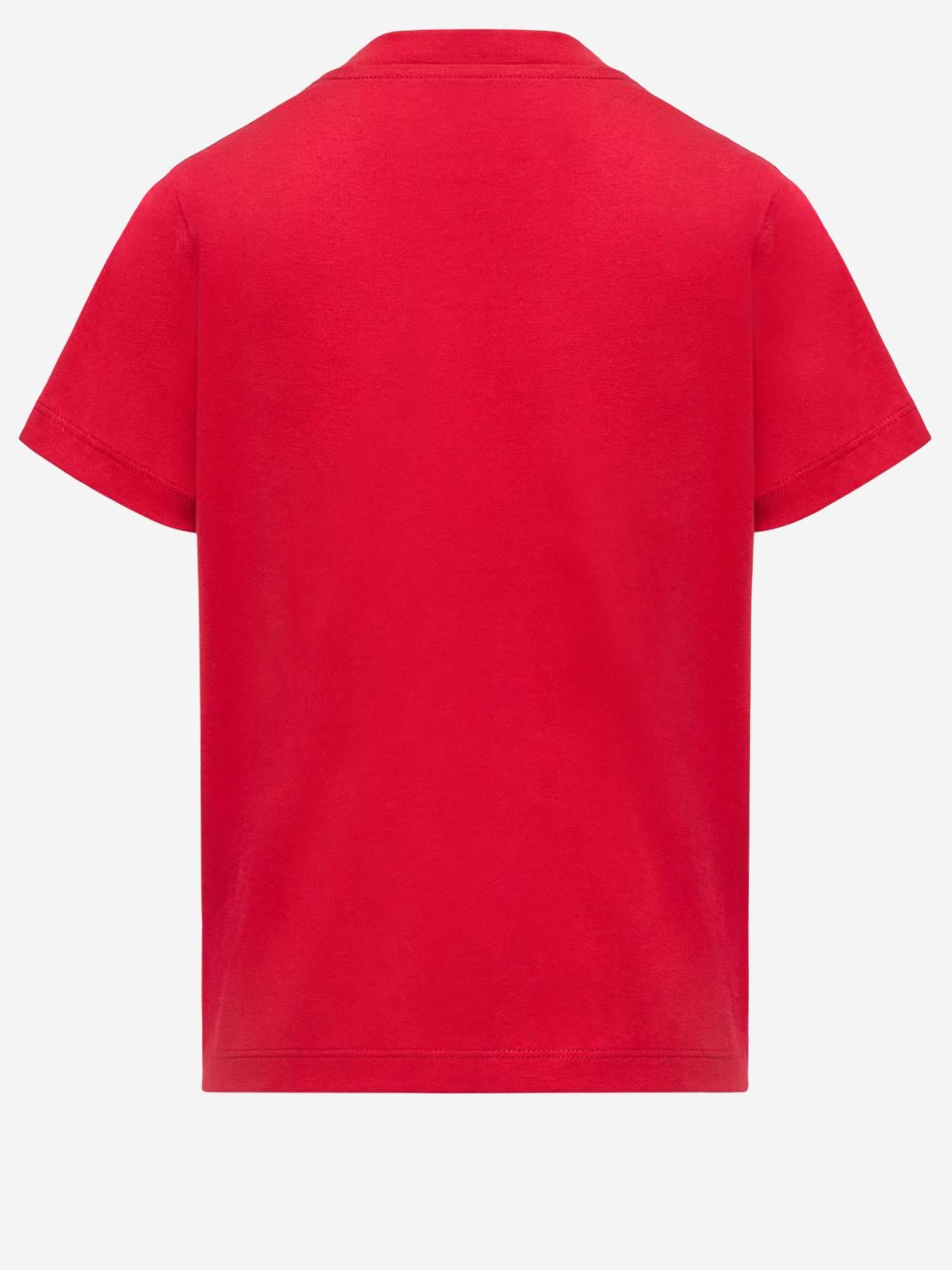 T-SHIRT IN COTONE CON LOGO 8C0001089AFV 455 MONCLER ENFANTS 