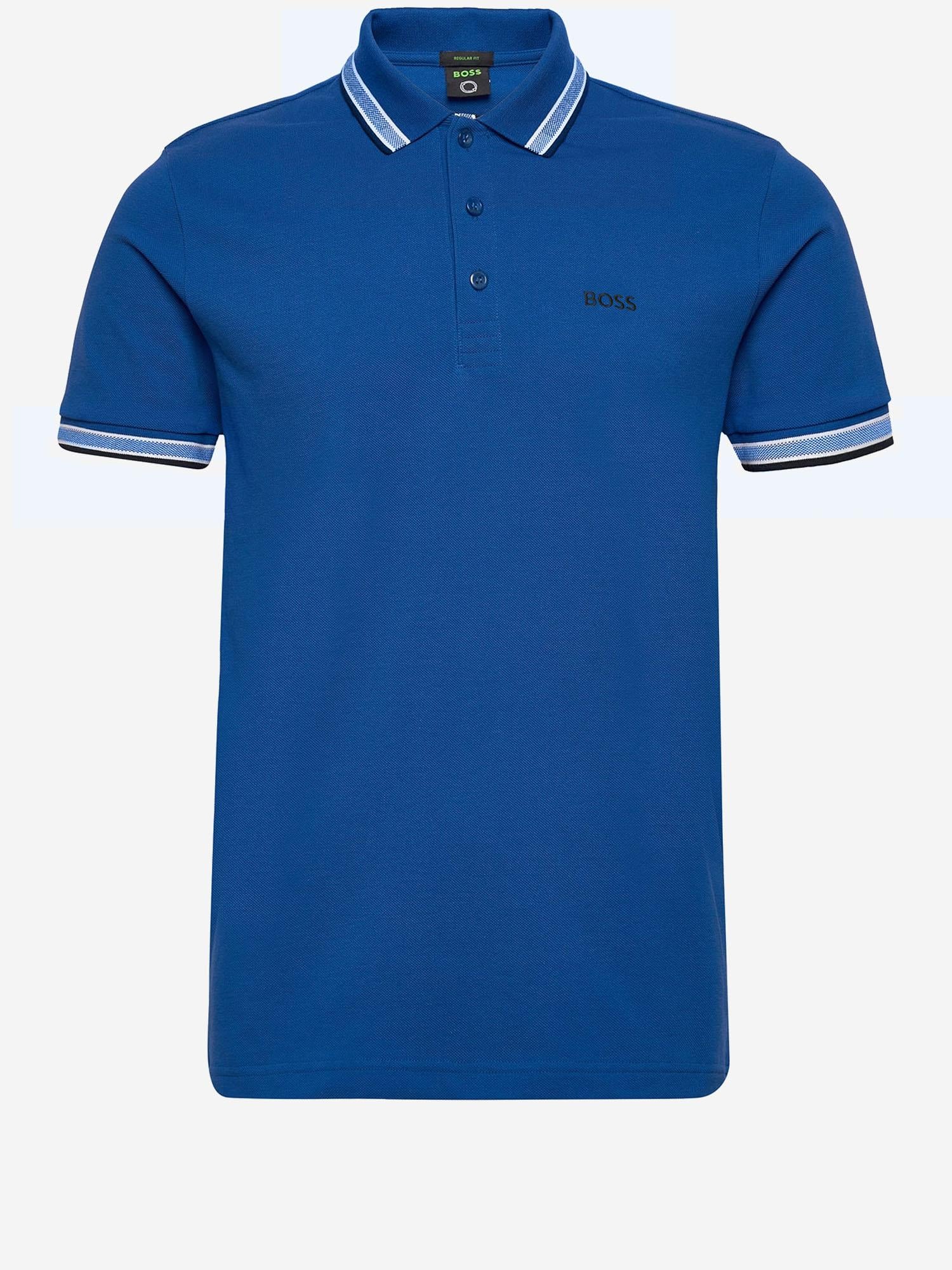 Polo in piqué di cotone con logo 50469055 429 HUGO BOSS 