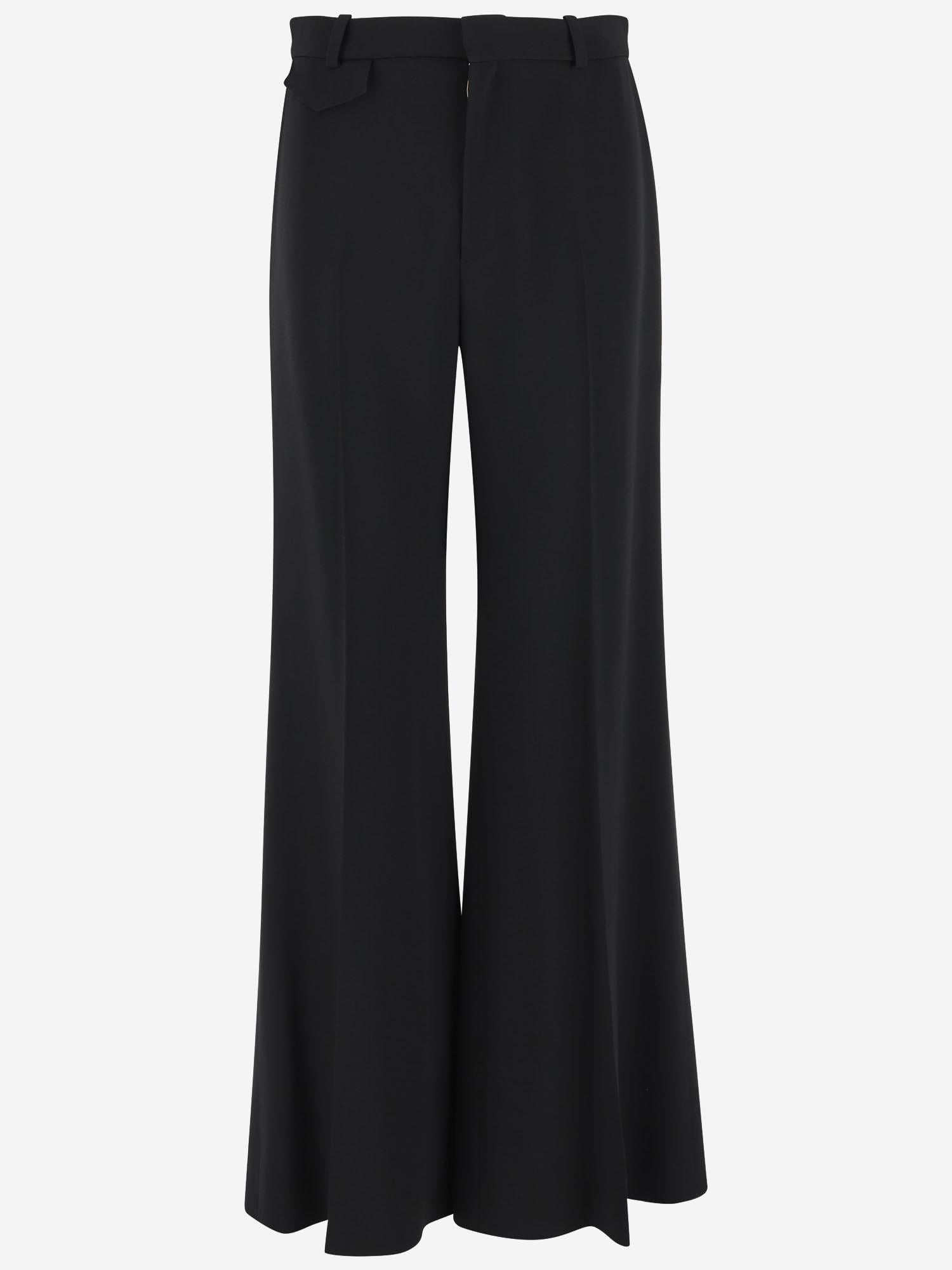 PANTALONI IN MISTI VISCOSA STRETCH CH25APA06263 001 CHLOE 