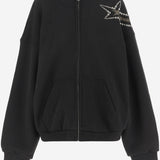 FELPA IN COTONE CON STELLA WDTJ324864U BK WE11 DONE 