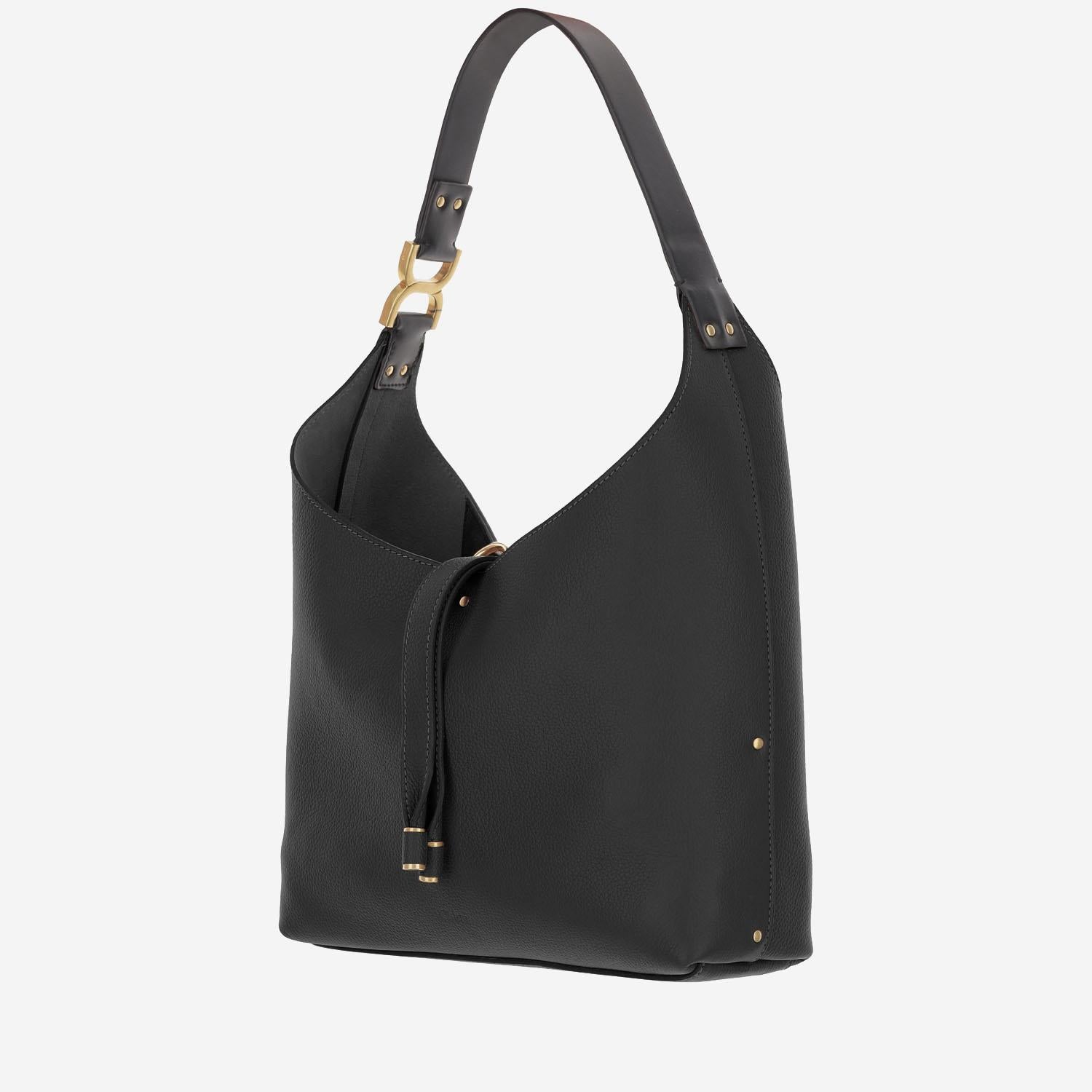BORSA HOBO MARCIE PICCOLA IN PELLE GRANATA CHC24AS629I31 001 CHLOE 