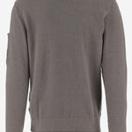 MAGLIONE IN MISTO COTONE CON LOGO 19CMKN238A 110432A921 CP COMPANY 